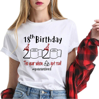 18th birthday 2021 the year when shit got real quarantined, 18th birthday 2021 shirt, funny birthday shirt, quarantine shirt