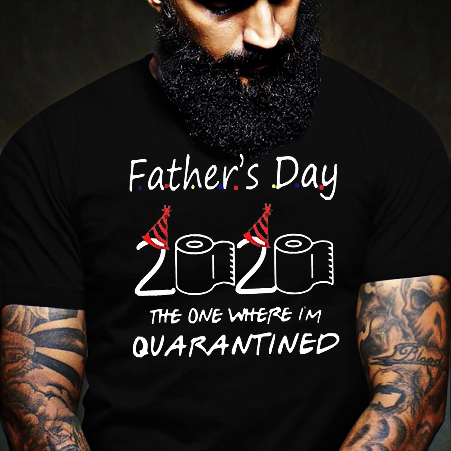 Father's Day 2021 The year when sh#t got real quarantined Mom of 2021 Gettin Real Toilet Paper Apocalypse T Shirt