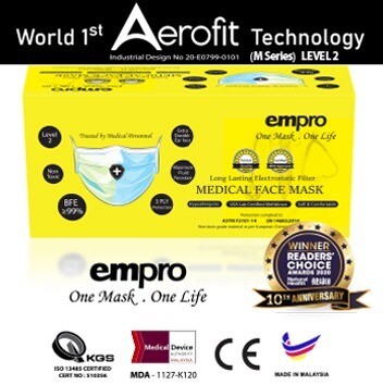 EMPRO Medical Face Mask (MM-139) 50PCS - BFE ≥95% EMPRO Medical Face Mask (MM-139) 50PCS - BFE ≥95%