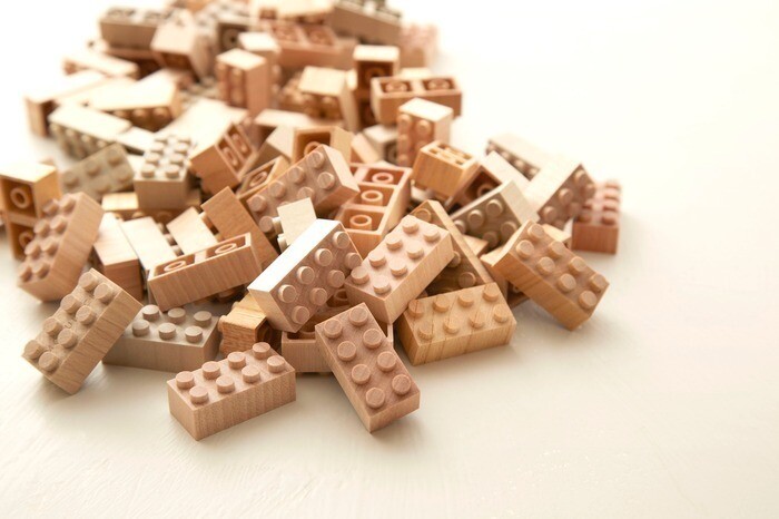 Toy building blocks (wooden)