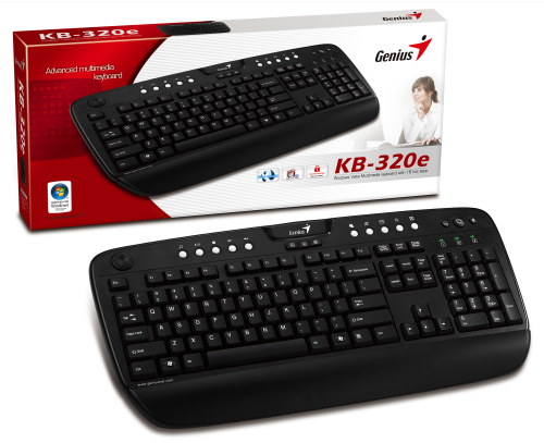 Teclado, multimedia, USB, Genius