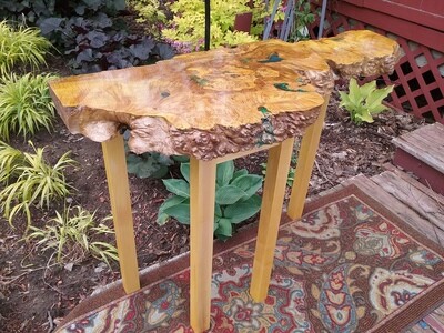 Big Leaf Maple Burl Table