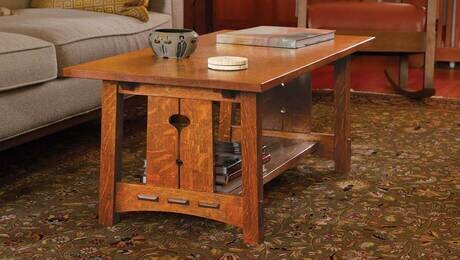Quarter Sawn Oak Craftsman Table/End Table