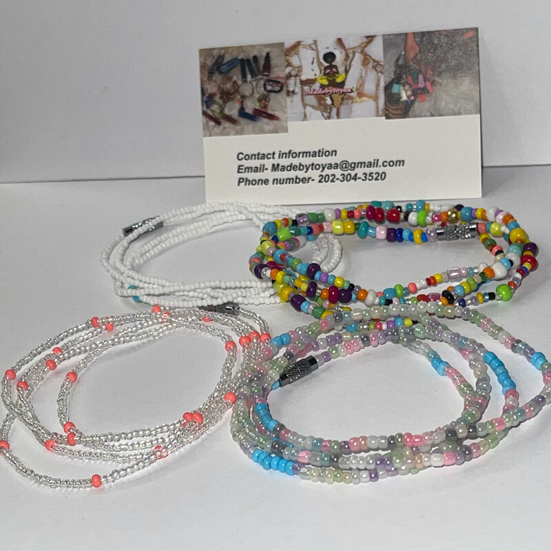 4 Freestyle Waist Beads