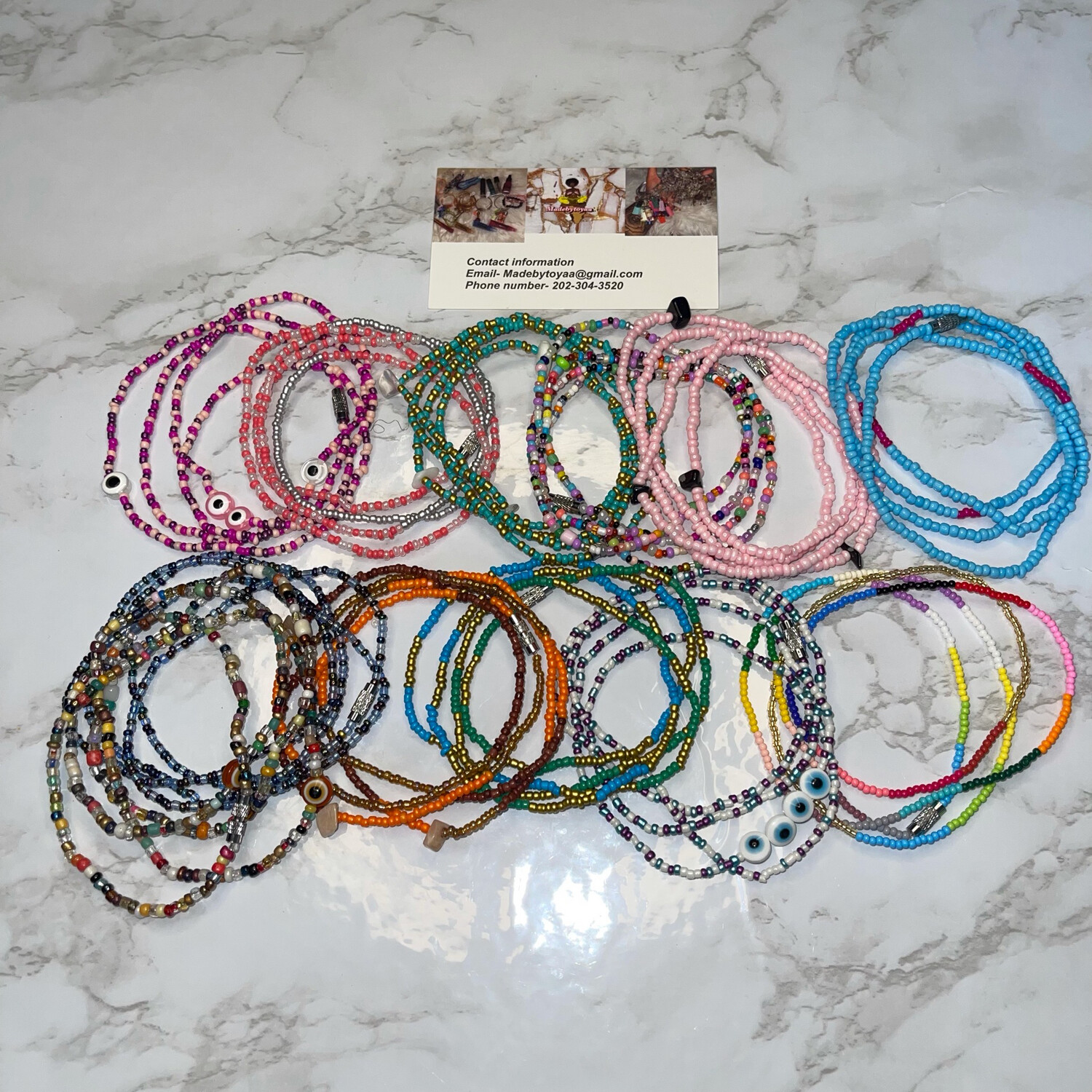 10 Freestyle Waist Beads