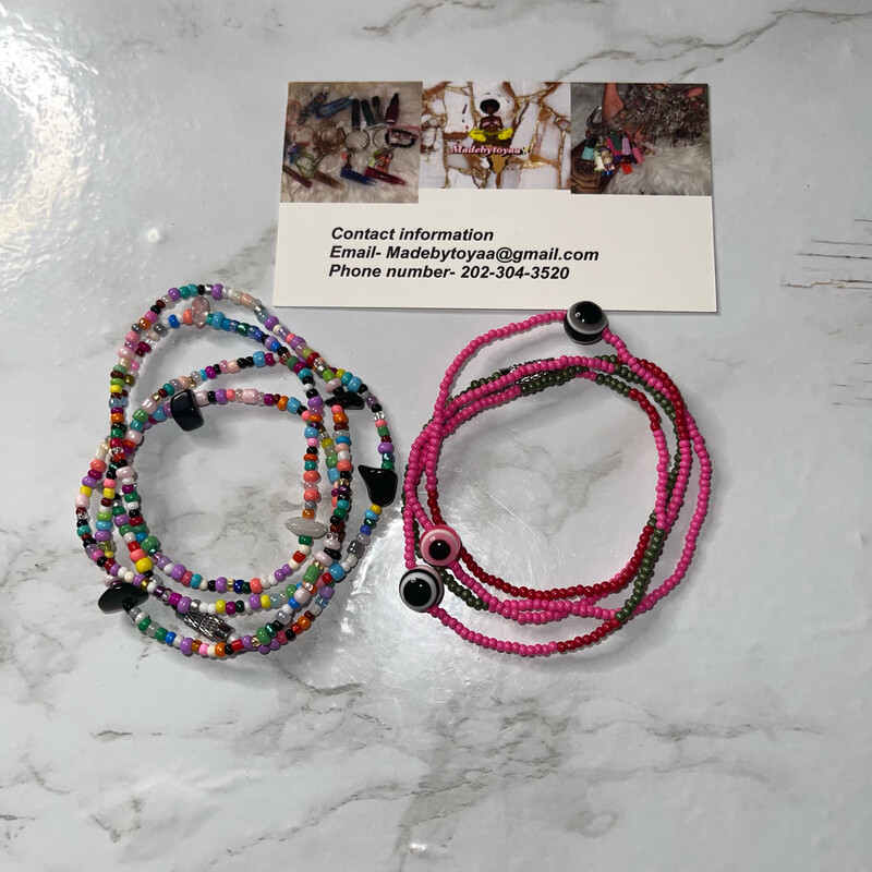 2 Freestyle waist beads