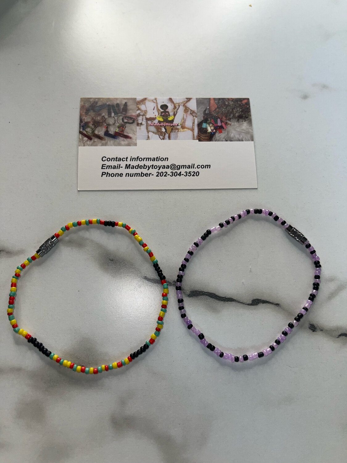 2 Custom Anklets