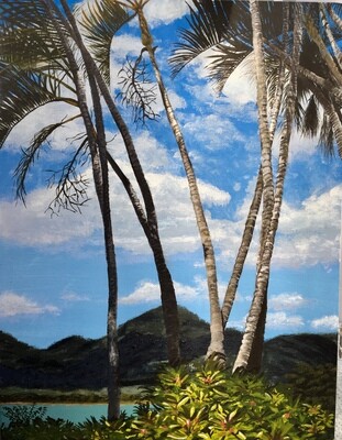&quot;Through the Palm Trees&quot; Limited Edition Print