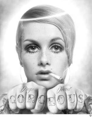 Drop Dead Gorgeous (BW) by JJ Adams