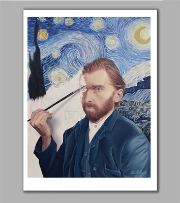 Van Gogh Self Portrait by Peter Perlegas