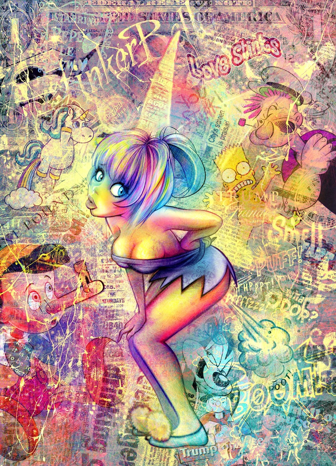 Stinkerbell Rainbow by Craig Everett