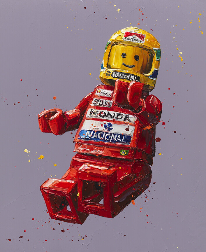 Senna Lego by Paul Oz