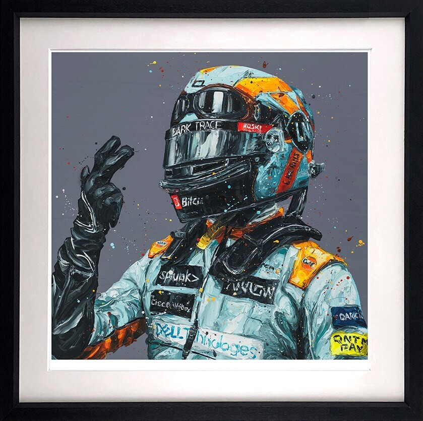 Monaco Lando by Paul Oz, Type: Ltd Edition Paper Print Framed