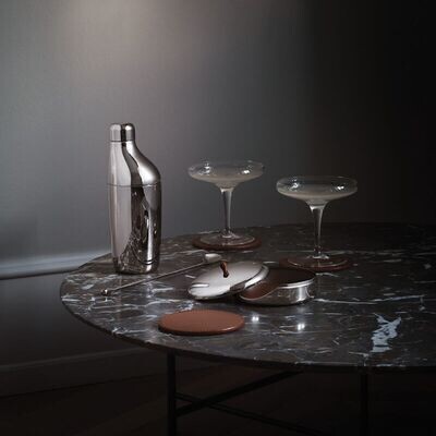 Georg Jensen Sky Leather Coasters