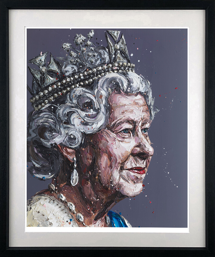 Ma&#39;am Queen by Paul Oz, Type: Ltd Edition Paper Print Framed