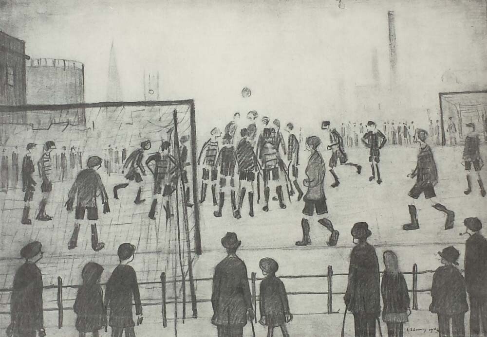 Football Match by LS Lowry