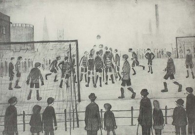 Football Match by LS Lowry
