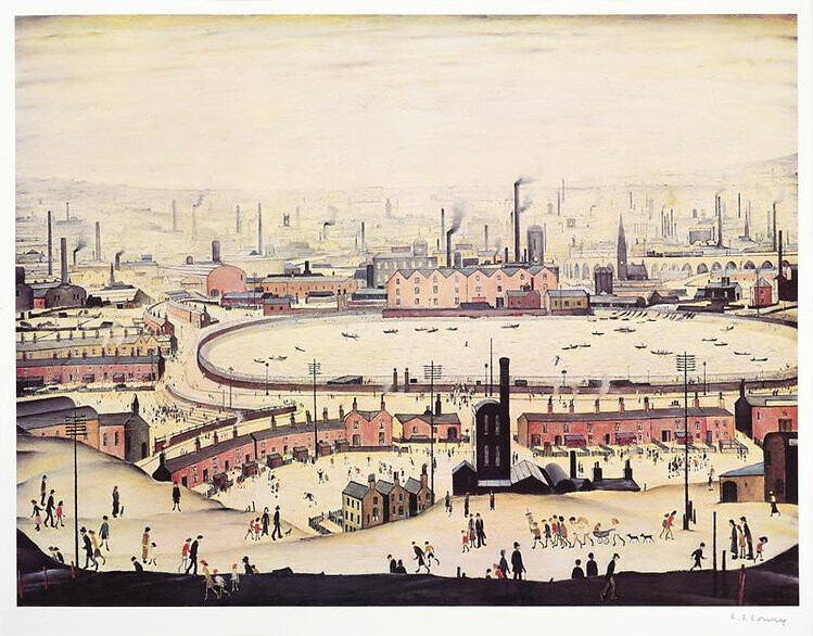 The Pond by LS Lowry