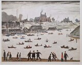 Crime Lake by LS Lowry