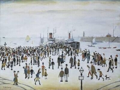 Ferry Boats by LS Lowry