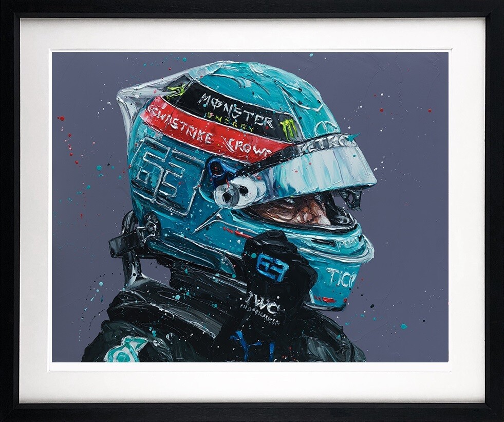 Mr Saturday George Russell  by Paul Oz, Type: Ltd Edition Paper Print