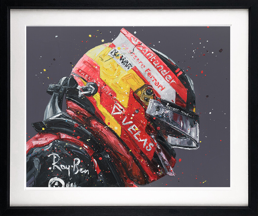 Silverstone Sainz by Paul Oz, Type: Ltd Edition Paper Print