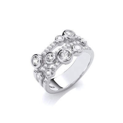 Your Secret&#39;s Safe with Us Silver Ring