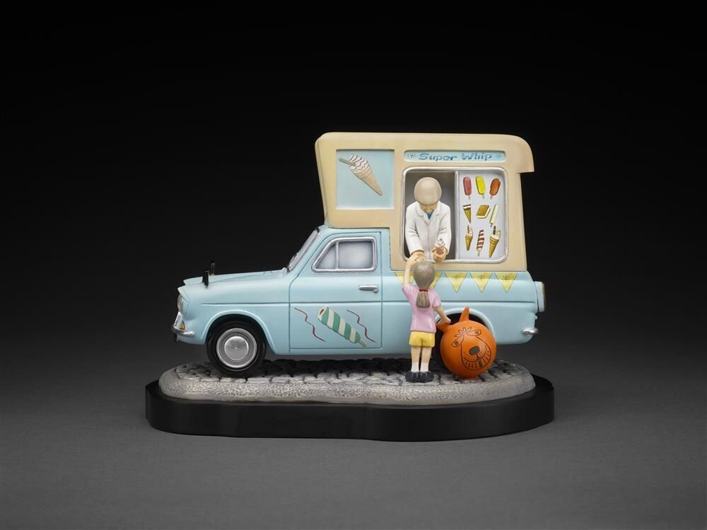 Can You Make Mine A Flake Sculpture by Leigh Lambert