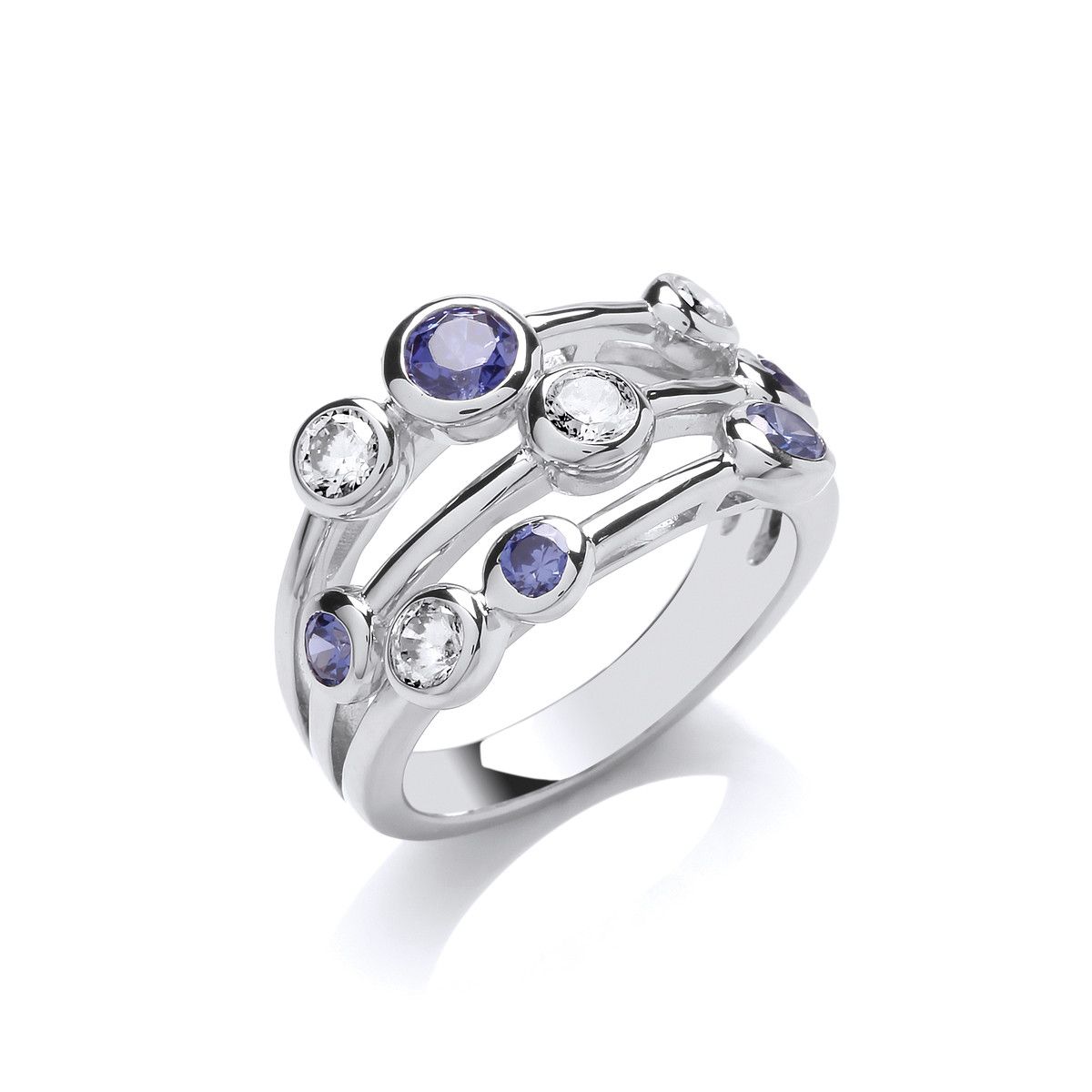 Snazzy Tazzy Blue Ring