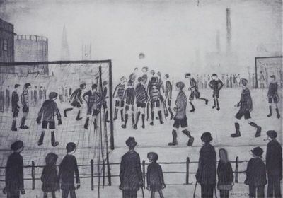 The Football Match by LS Lowry