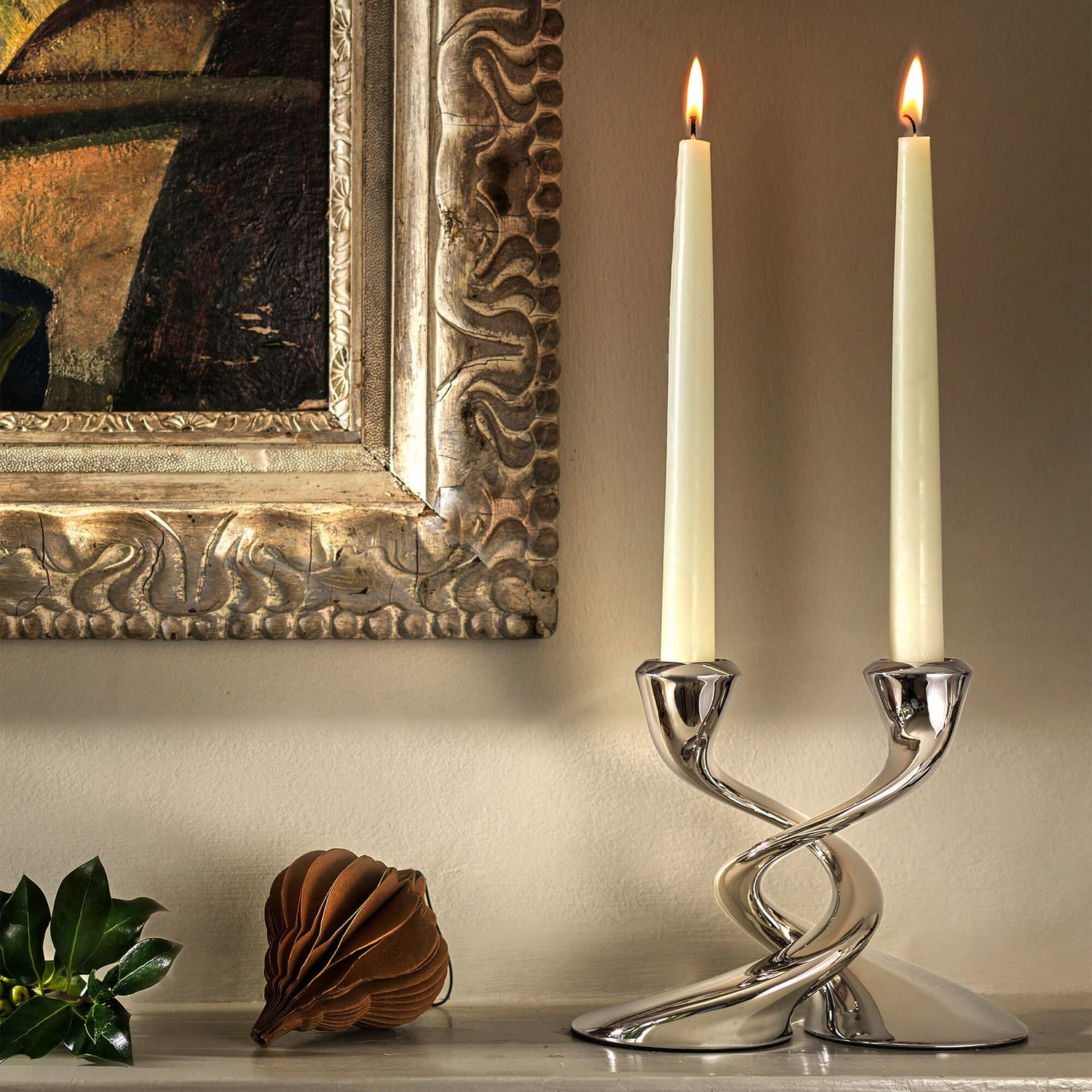 Robert Welch Windrush Candle Sticks (Pairs)