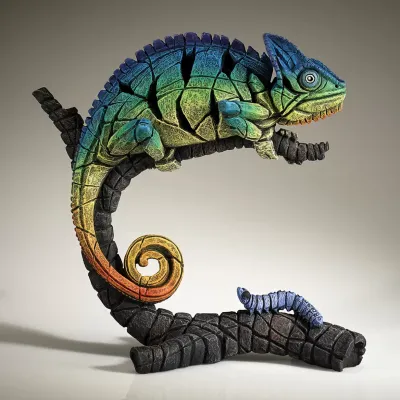 Chameleon - Blue Rainbow Edition by Edge Sculpture