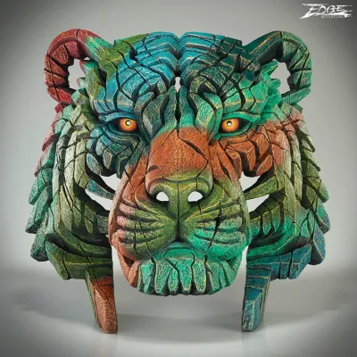 New Jungle Hunter Tiger by Edge Sculpture