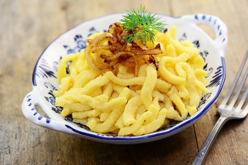 Spätzle mit Soße