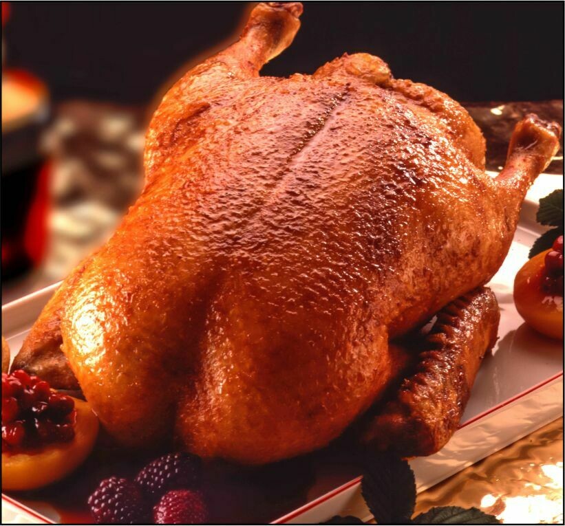 Knusprig gebratene Gans