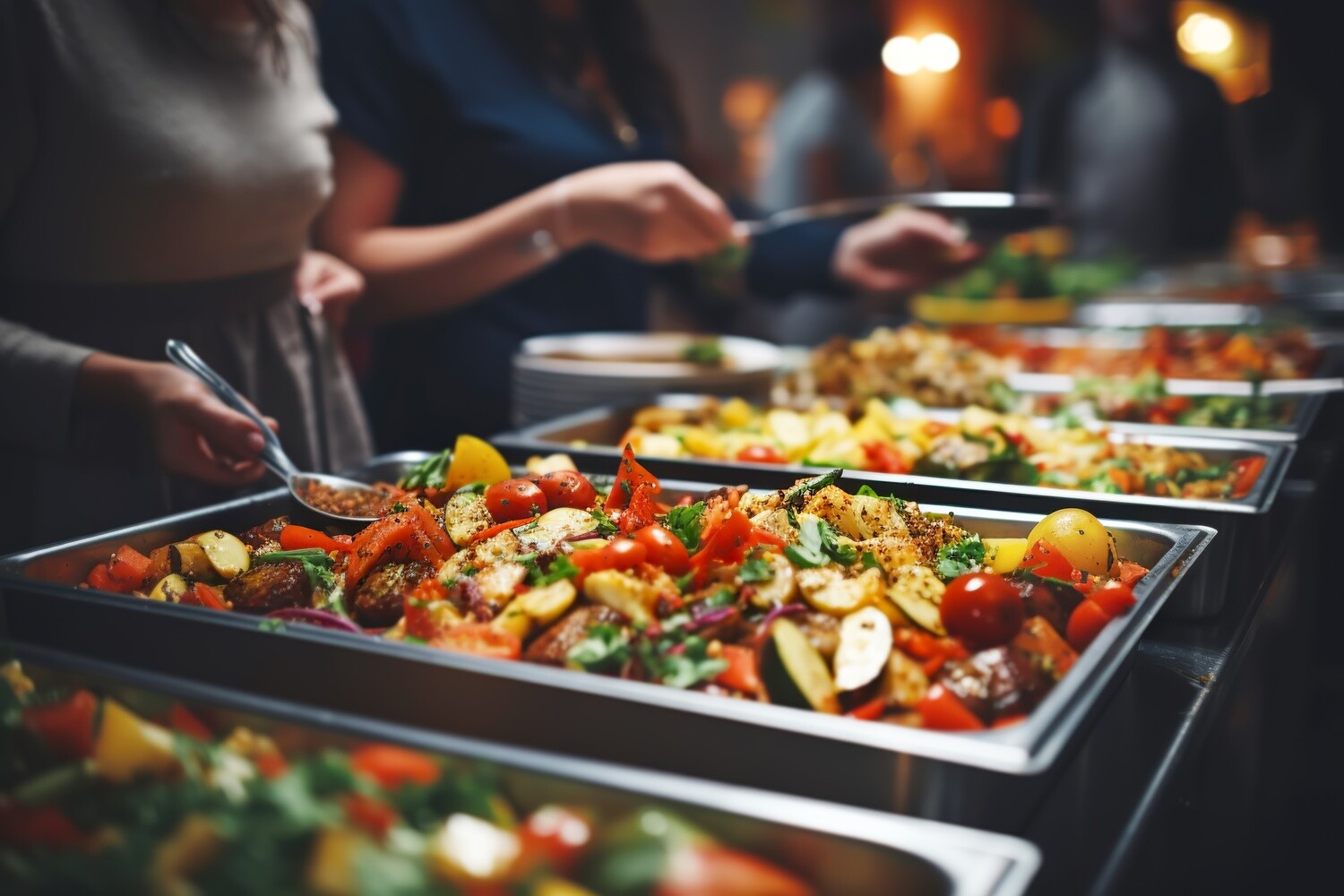 Bartels Buffet mit 3 Fleischhauptgänge
