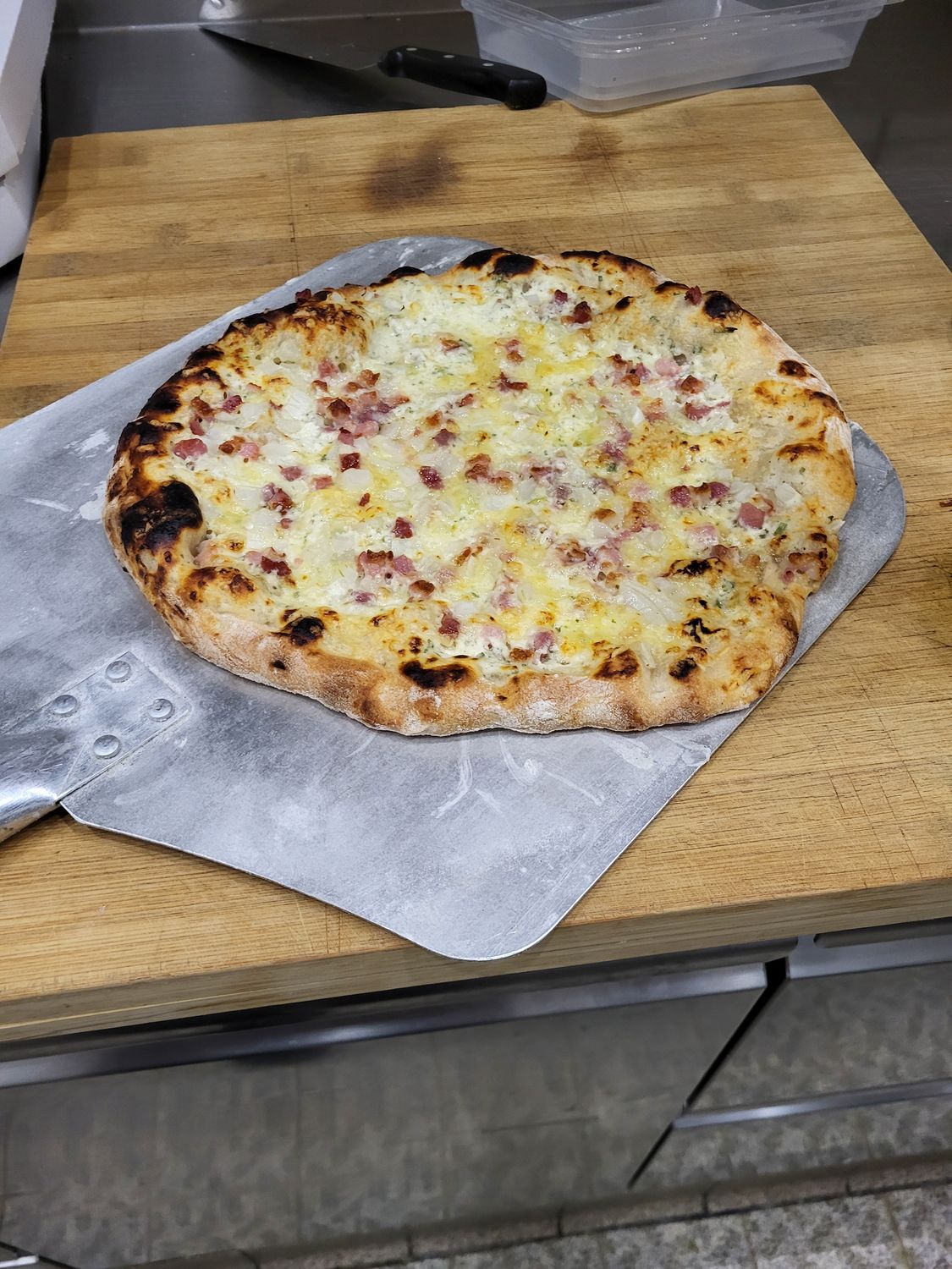 Maulicks vegetarischer Flammkuchen