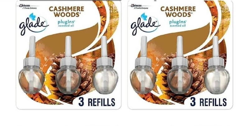 Glade refills per bottle- Cashmere Wood