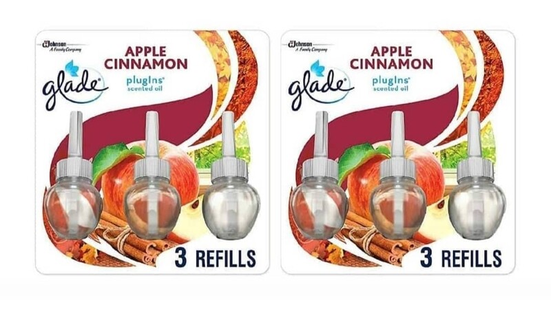 Glade refills per bottle- apple cinnamon