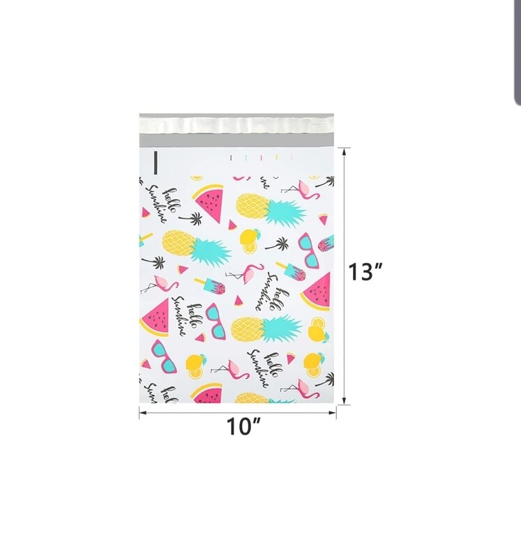 10x13 Inch Premium Summer Element Designer Poly Mailer