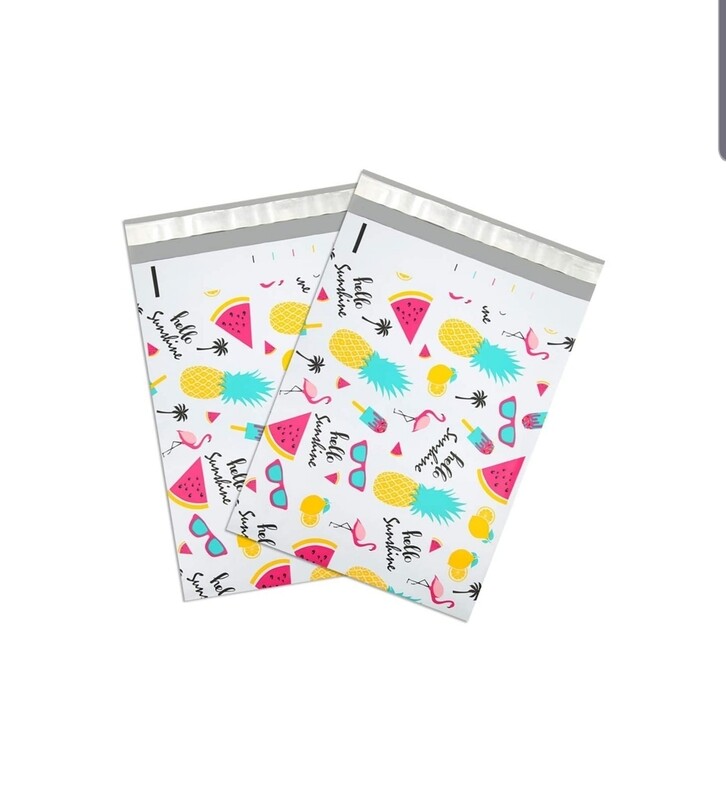 10x13 Inch Premium Summer Element Designer Poly Mailer