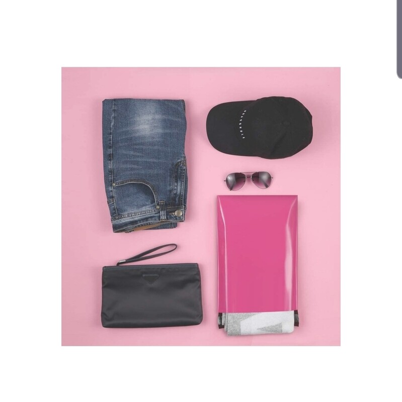10x13 Inch Poly Mailers Pink
