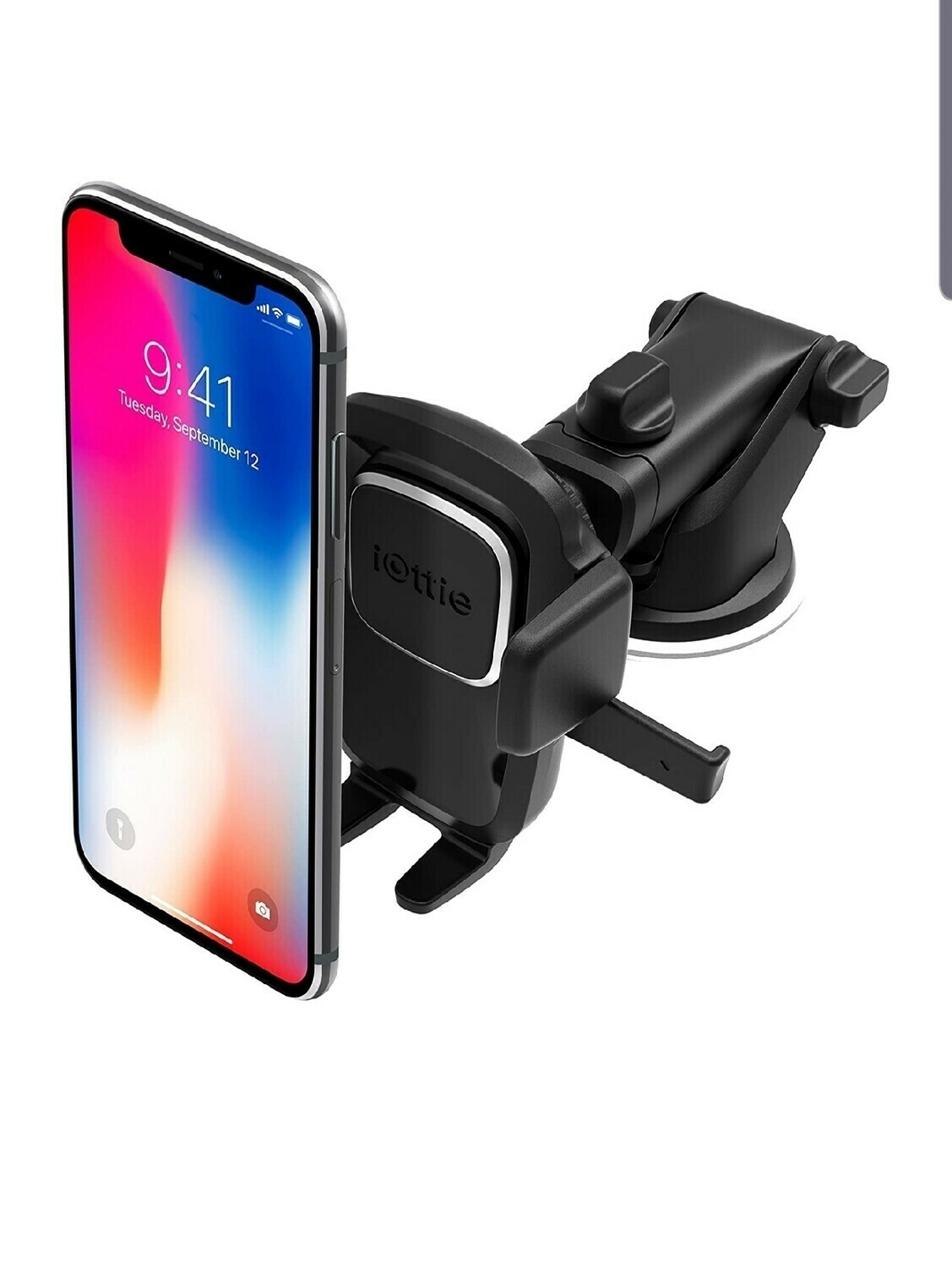 One Touch Windshield Car Mount Phone Holder 