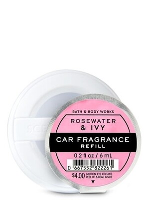 ROSE WATER & IVY-Car Fragrance Refill