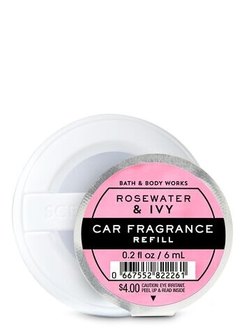 ROSE WATER &amp; IVY-Car Fragrance Refill