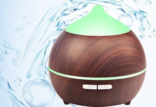 Essential oil diffuser 250ml (Dark brown)