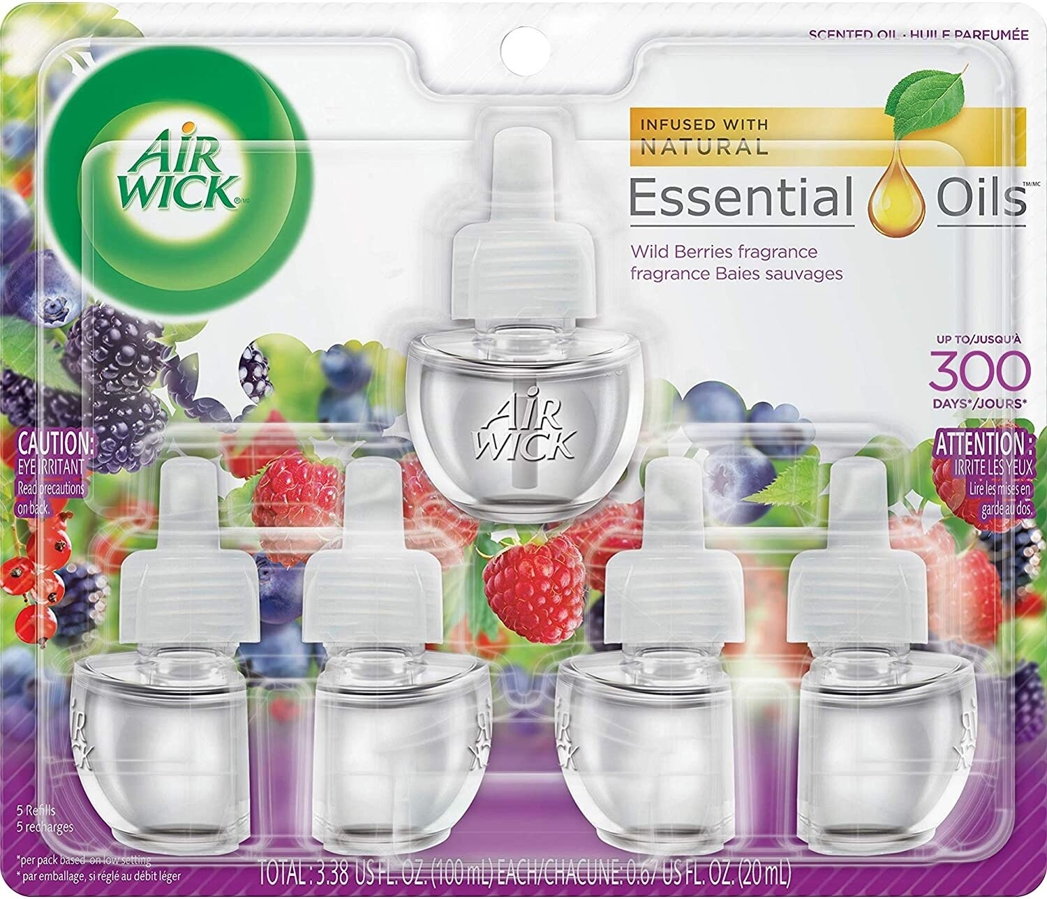 Air wick refill per bottle- wild berry