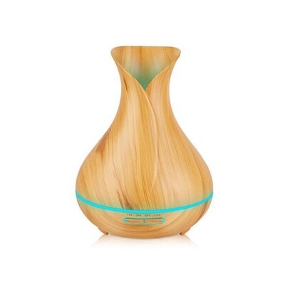 500ml Aroma Air Humidifier Essential Oil Diffuser  Aromatherapy Electric Ultrasonic cool Mist Maker for Home( light wood grain)