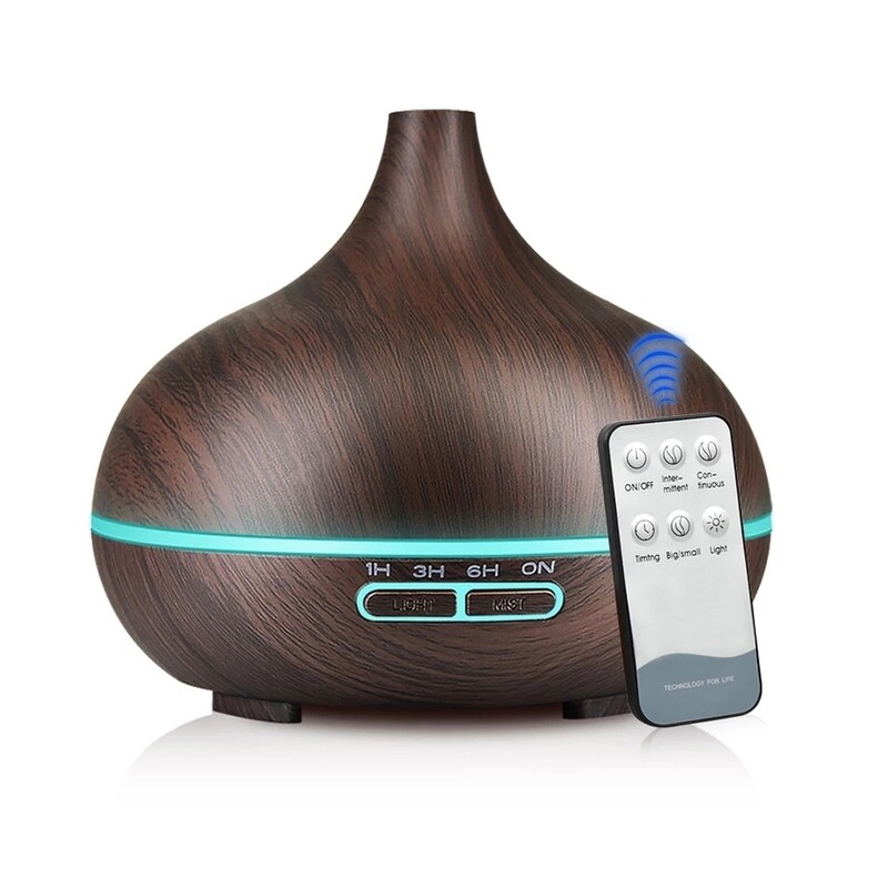 550ml Aroma Air Humidifier Essential Oil Diffuser  Aromatherapy Electric Ultrasonic cool Mist Maker for Home with Remote Control