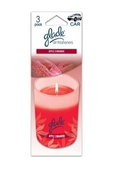 Glade Hanging car and home air freshener- Apple Cinnamon - 1 count